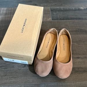 Lucky Brand ballet flats - size 7.5 - sesame/nude